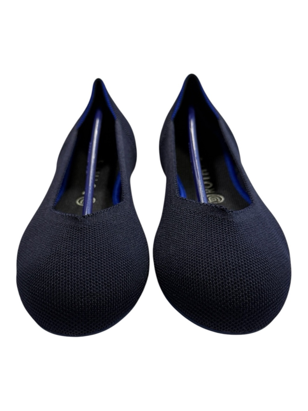 Rothy’s The Flat Navy Solid Knit Ballet Flats Size 11.5 New In Box